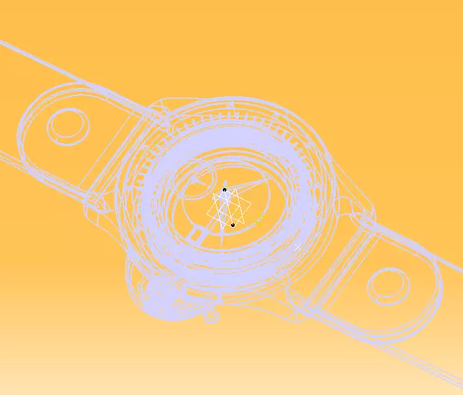 Wrist Watch ETA 2895-2 Movement 3D print model_14