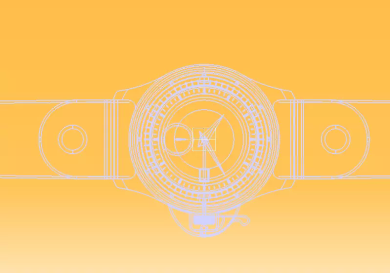 Wrist Watch ETA 2895-2 Movement 3D print model_8