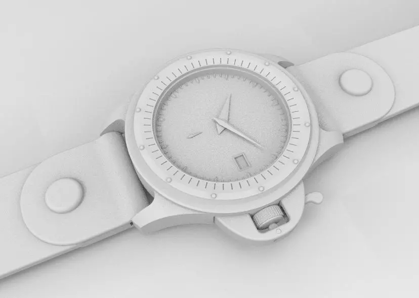 Wrist Watch ETA 2895-2 Movement 3D print model_44