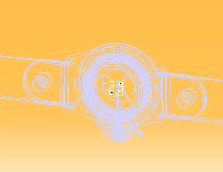 Wrist Watch ETA 2895-2 Movement 3D print model_23