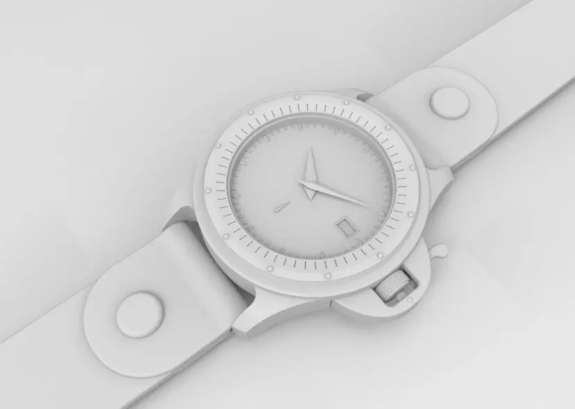 Wrist Watch ETA 2895-2 Movement 3D print model_51