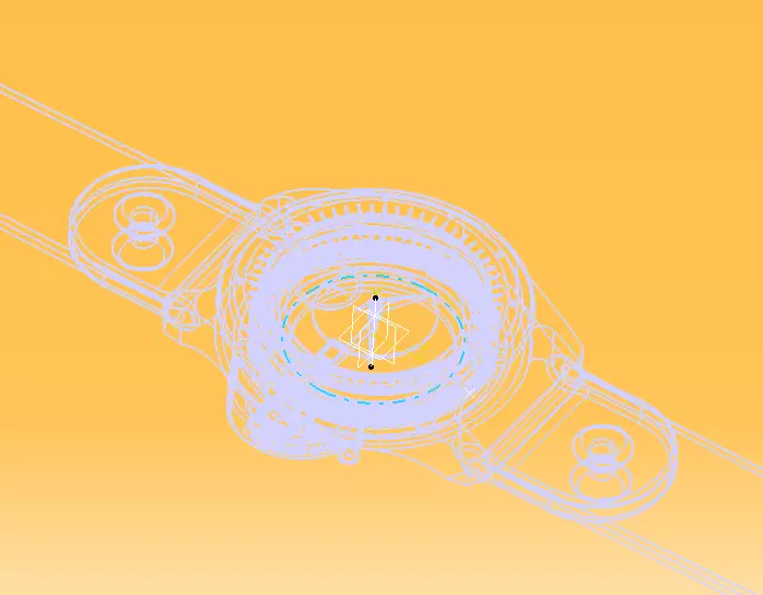 Wrist Watch ETA 2895-2 Movement 3D print model_25