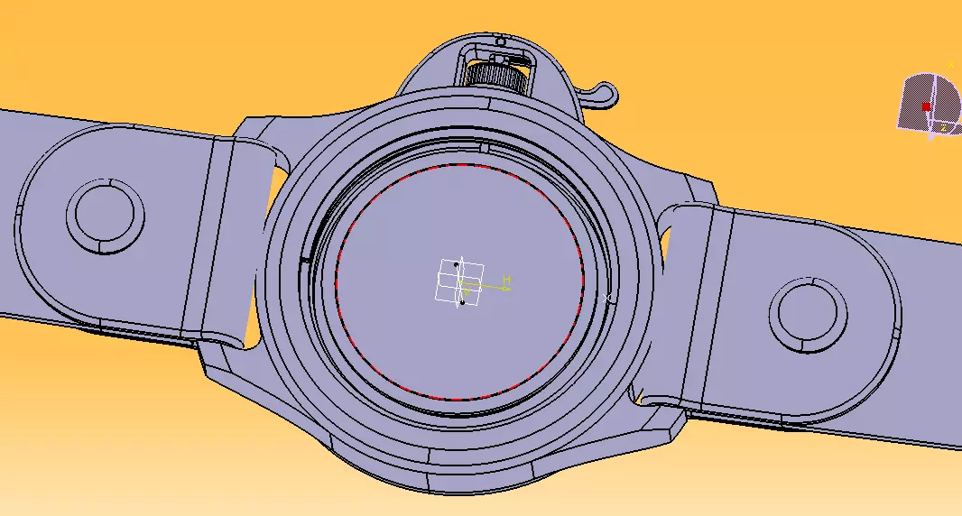 Wrist Watch ETA 2895-2 Movement 3D print model_19