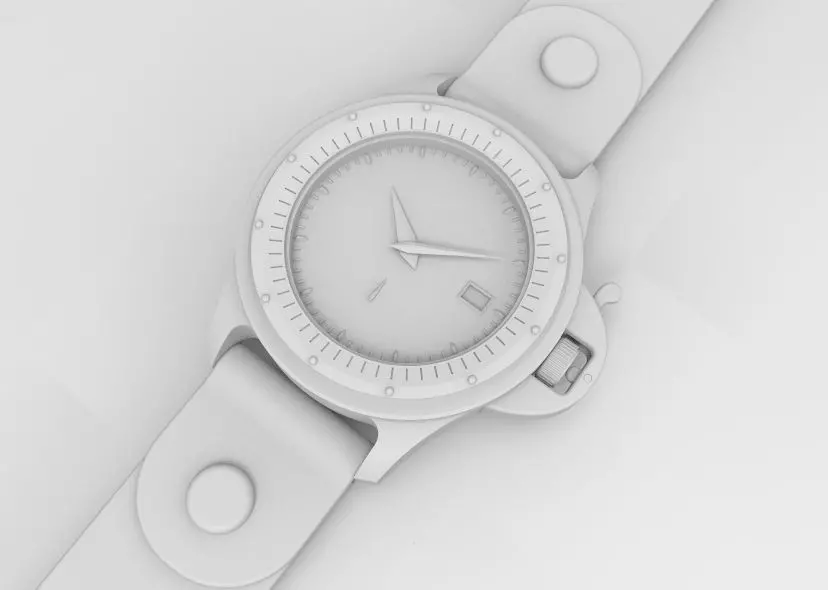 Wrist Watch ETA 2895-2 Movement 3D print model_45