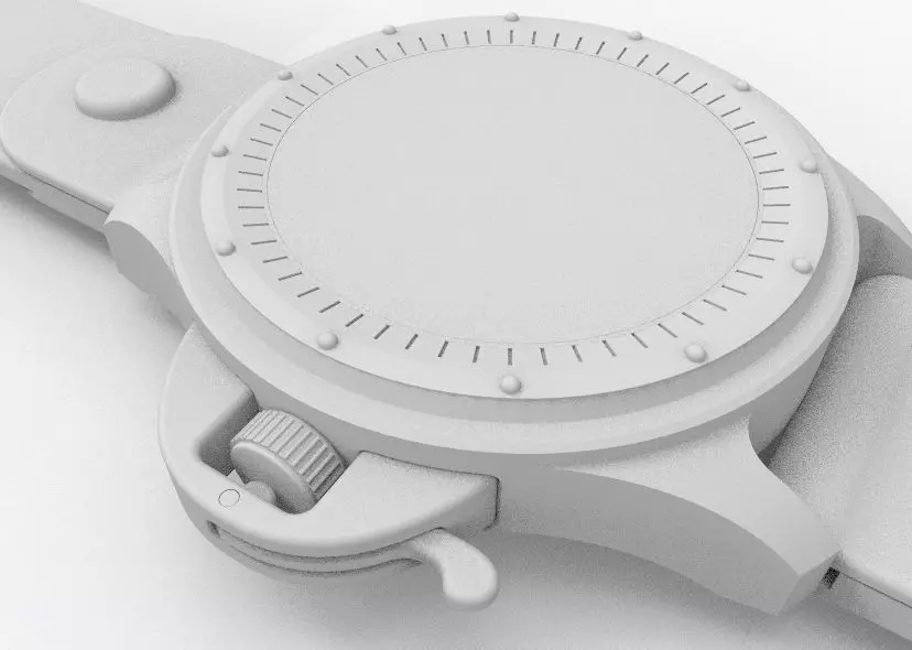 Wrist Watch ETA 2895-2 Movement 3D print model_48