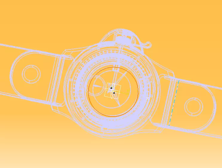 Wrist Watch ETA 2895-2 Movement 3D print model_18