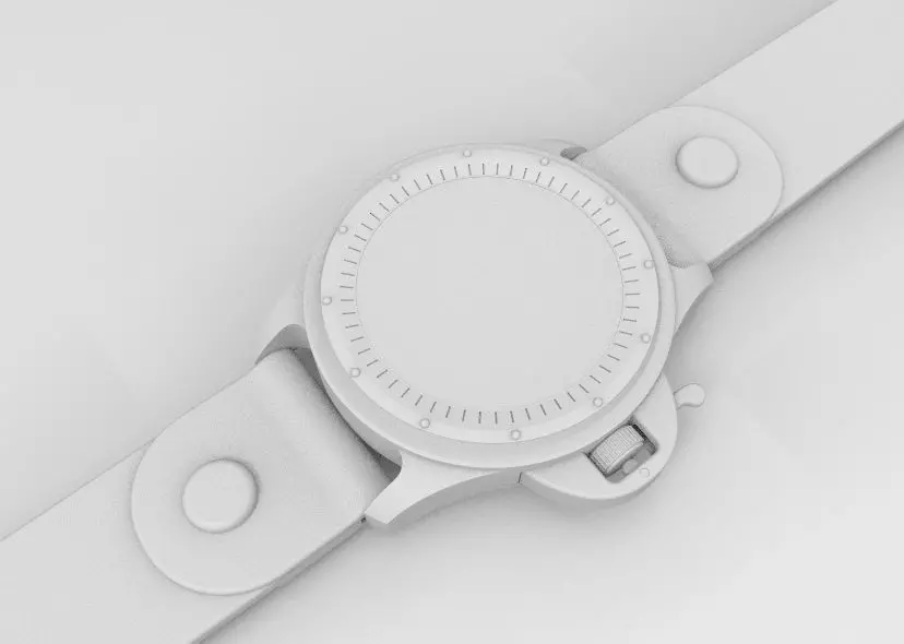 Wrist Watch ETA 2895-2 Movement 3D print model_50