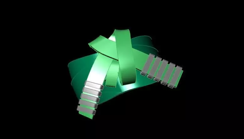 The Apex Knot Ring 3D print model_1