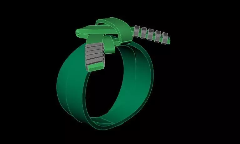 The Apex Knot Ring 3D print model_2