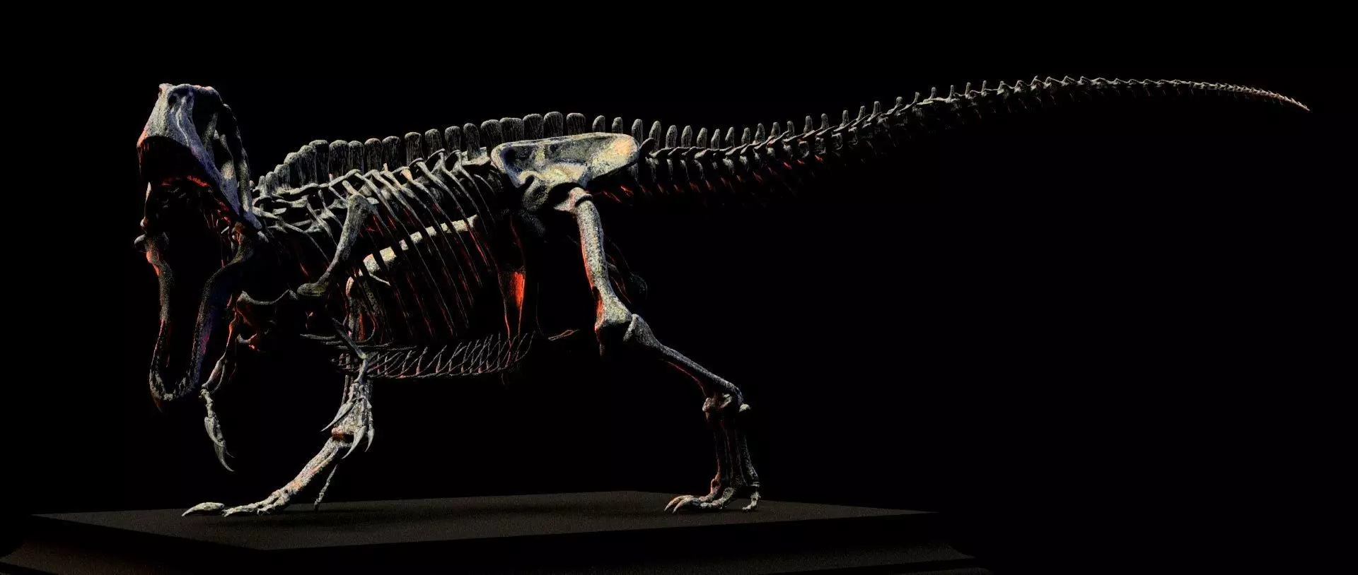 GIGANOTOSAURUS SKELETON 3D print model_2