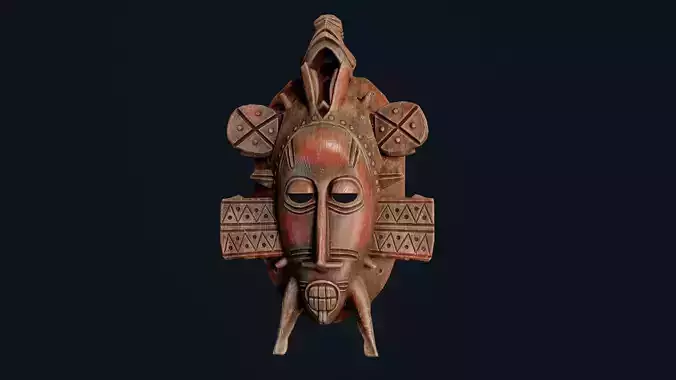 African Decor Mask 2
