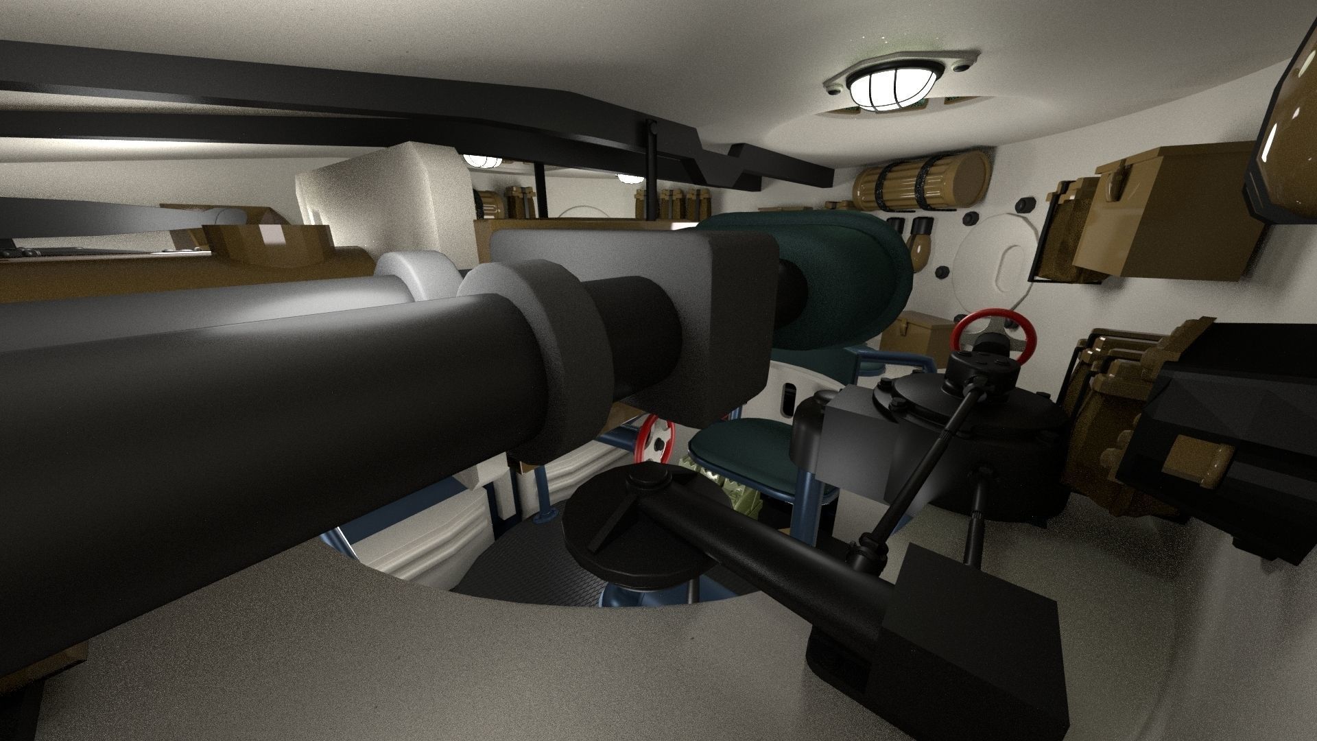 Panzer Tiger Tank Early with interior 3D model_2