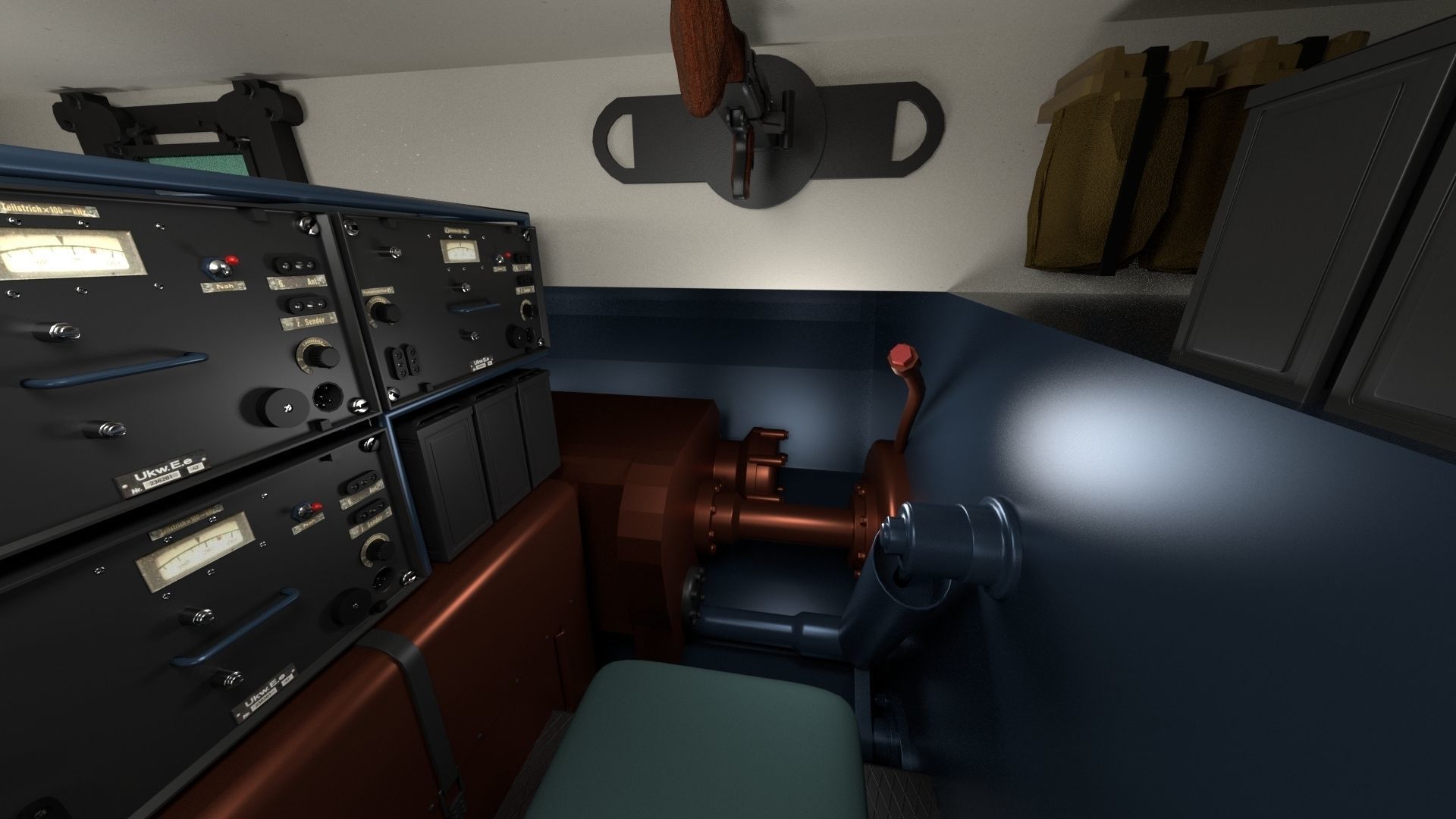 Panzer Tiger Tank Early with interior 3D model_27