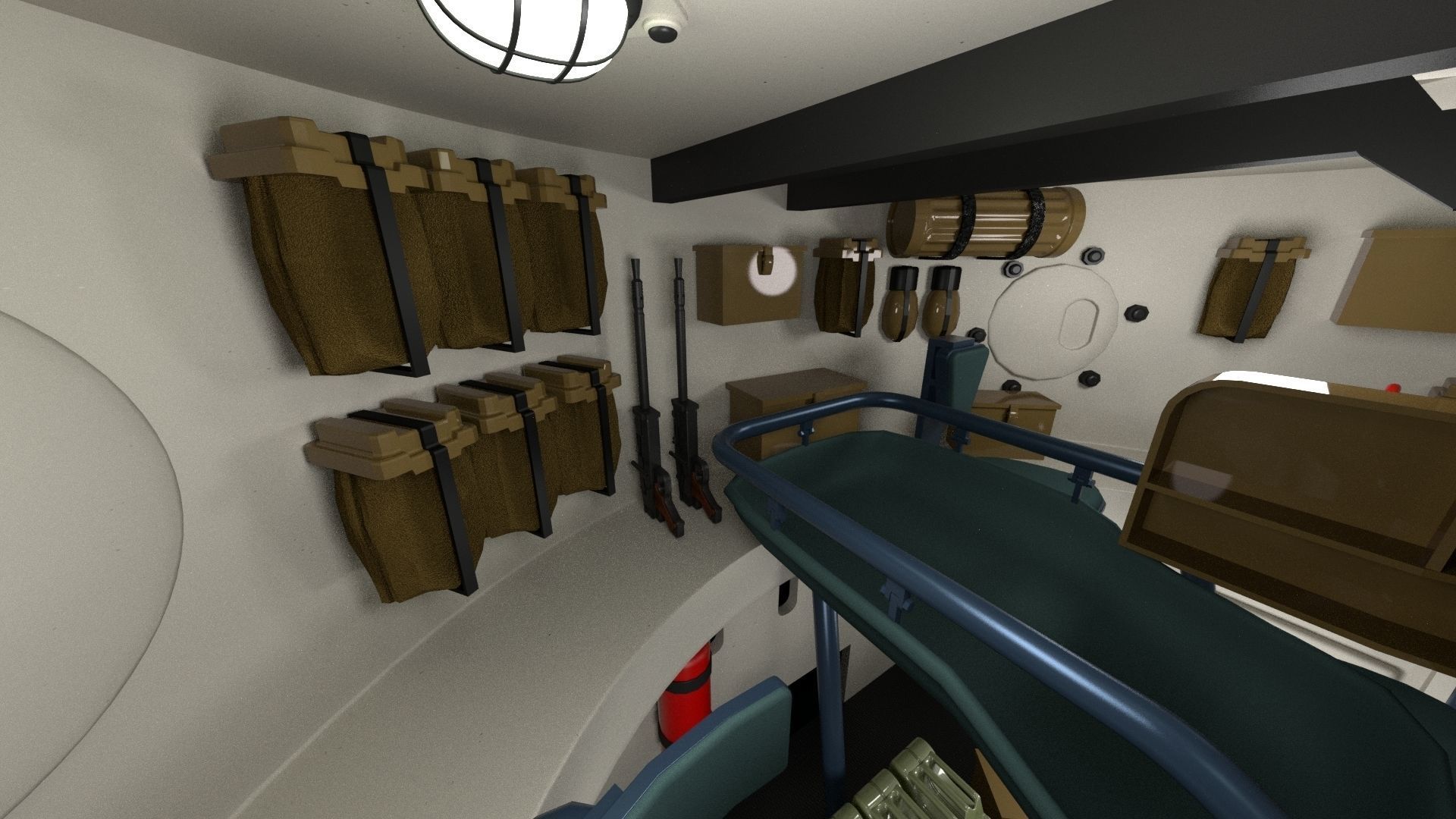 Panzer Tiger Tank Early with interior 3D model_3