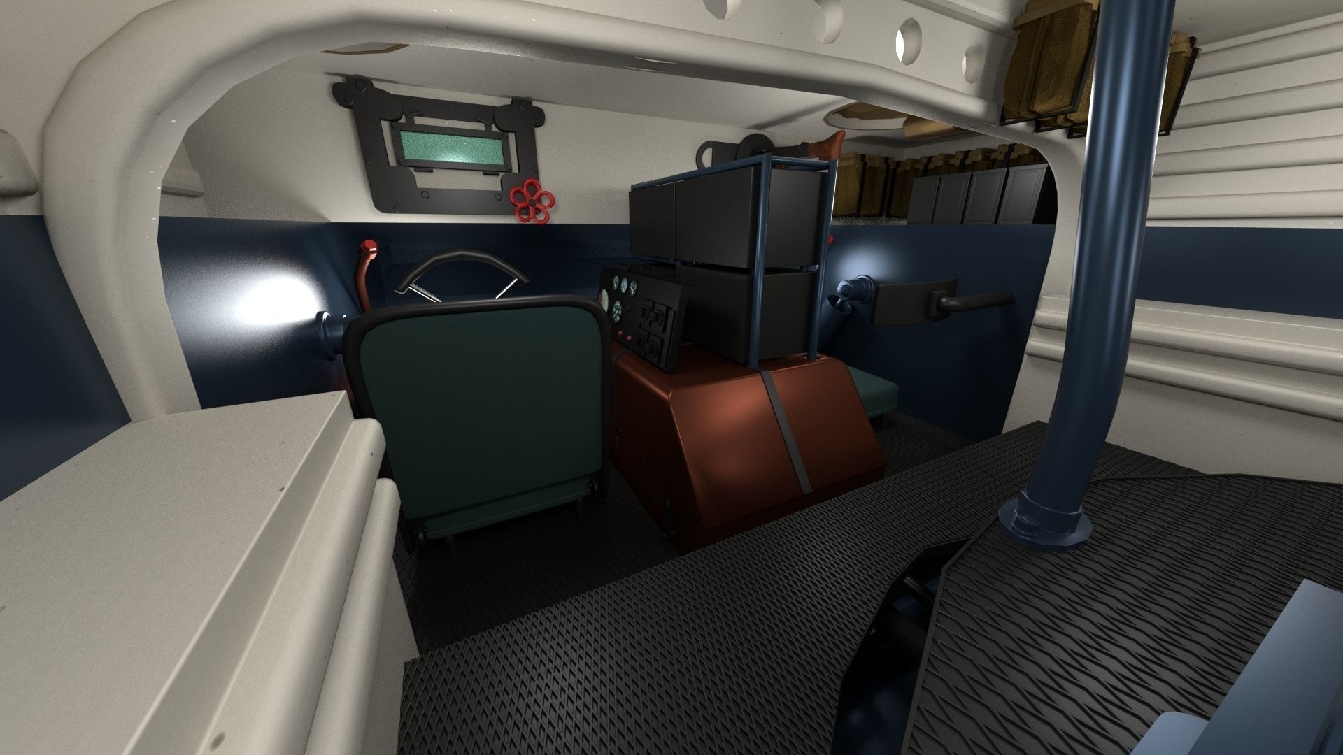 Panzer Tiger Tank Early with interior 3D model_62