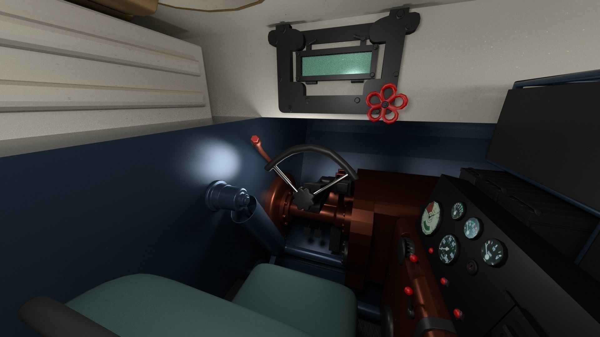 Panzer Tiger Tank Early with interior 3D model_38