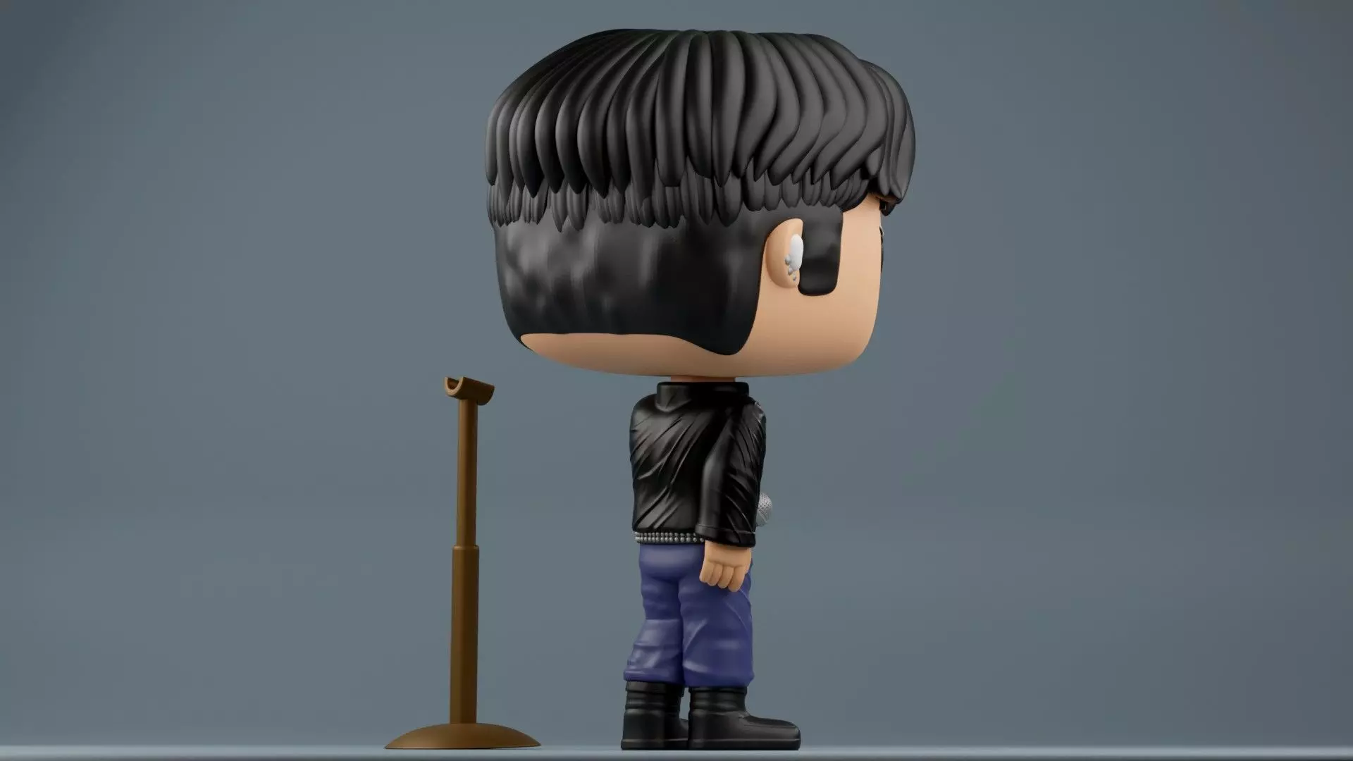 Jungkook Fan art Golden Live On Stage 3MF and STL files 3D print model_11