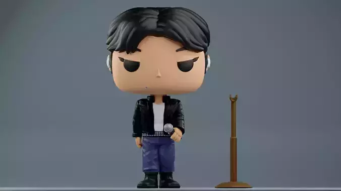 Jungkook Fan art Golden Live On Stage 3MF and STL files