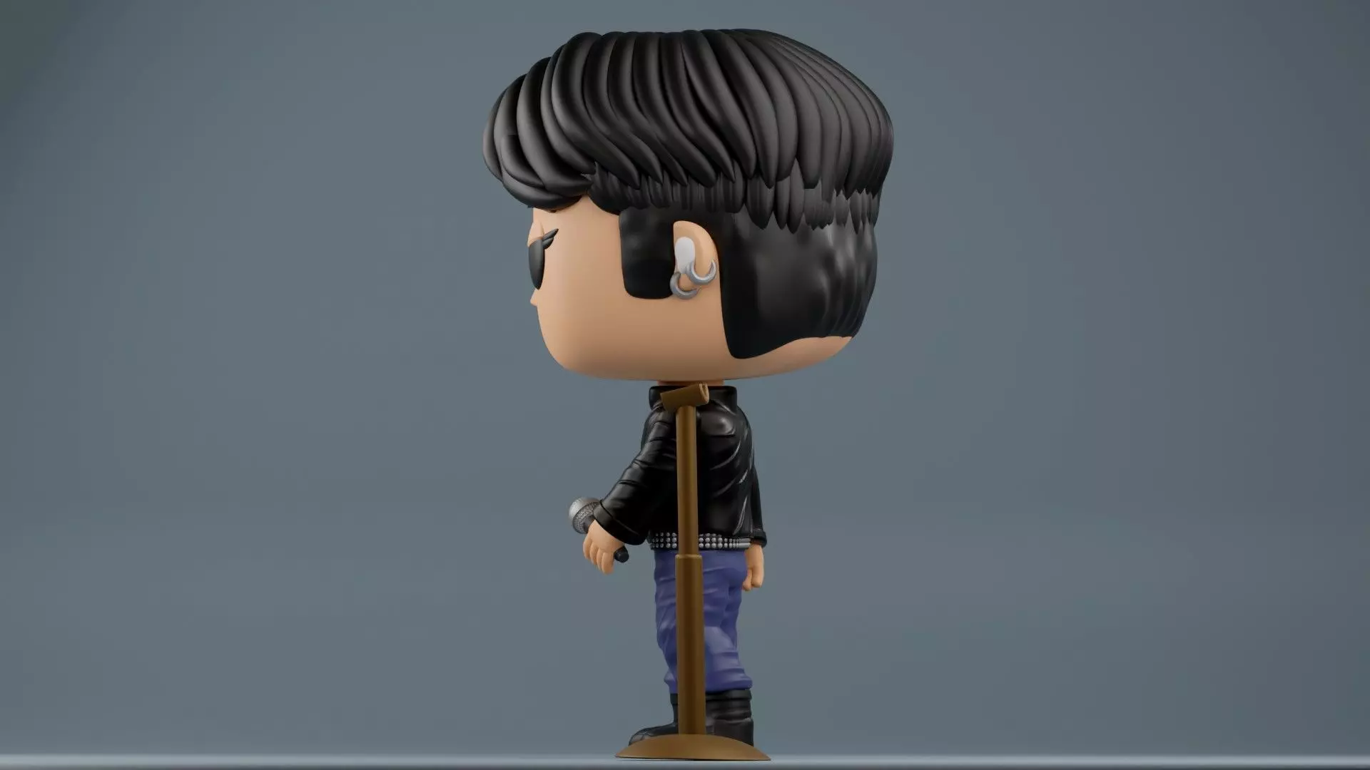 Jungkook Fan art Golden Live On Stage 3MF and STL files 3D print model_6