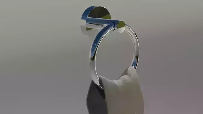 Modern Towel Ring  Bathroom Accessory StudioNIS