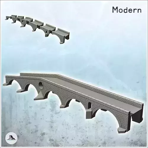 Pietra Bridge Verona Italy - World War Two Second WWII Front Eas