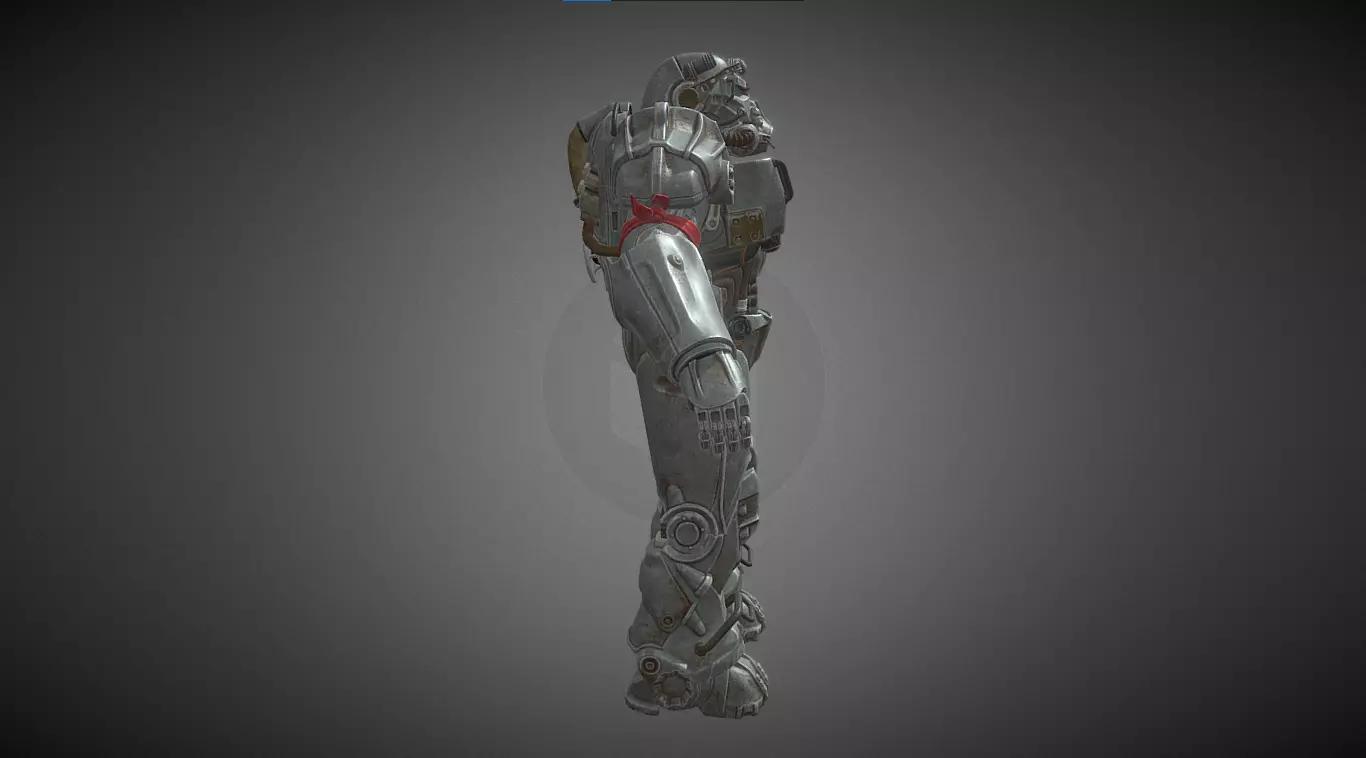 T-60 Power Armor Fortnite 3D model_3