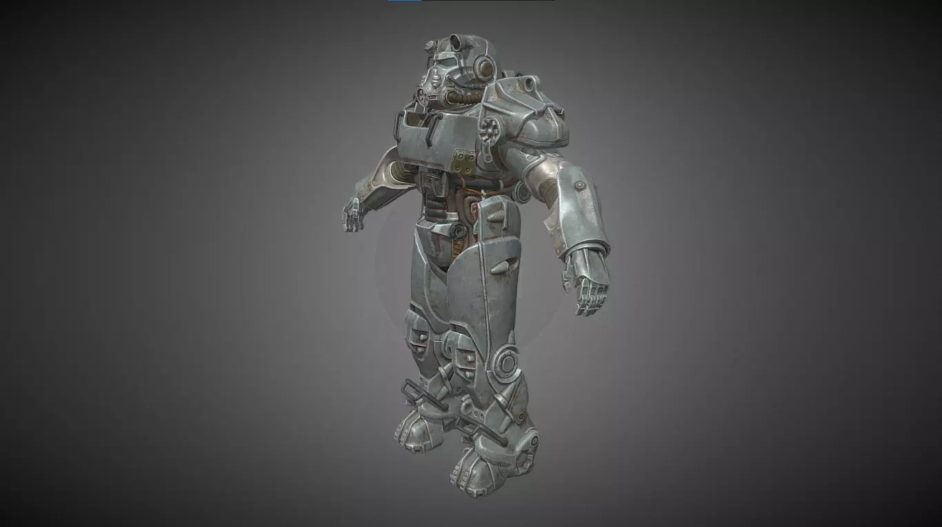 T-60 Power Armor Fortnite 3D model_1