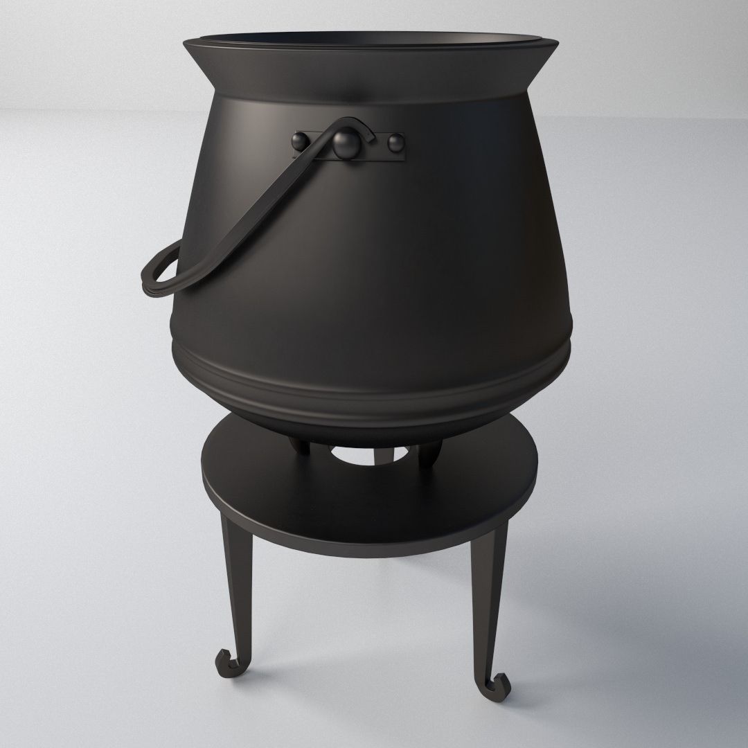 Cauldron 3D model_1