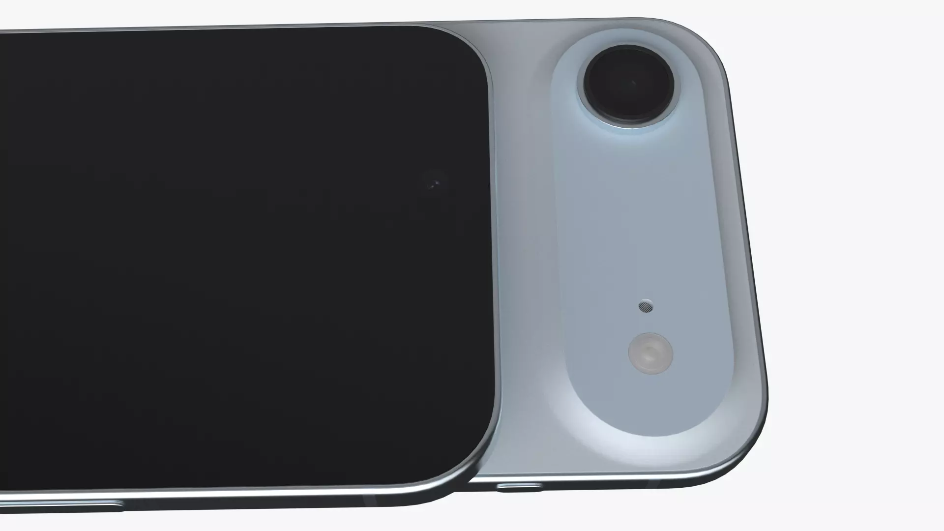 Apple iPhone Air Sky Blue 3D model_9