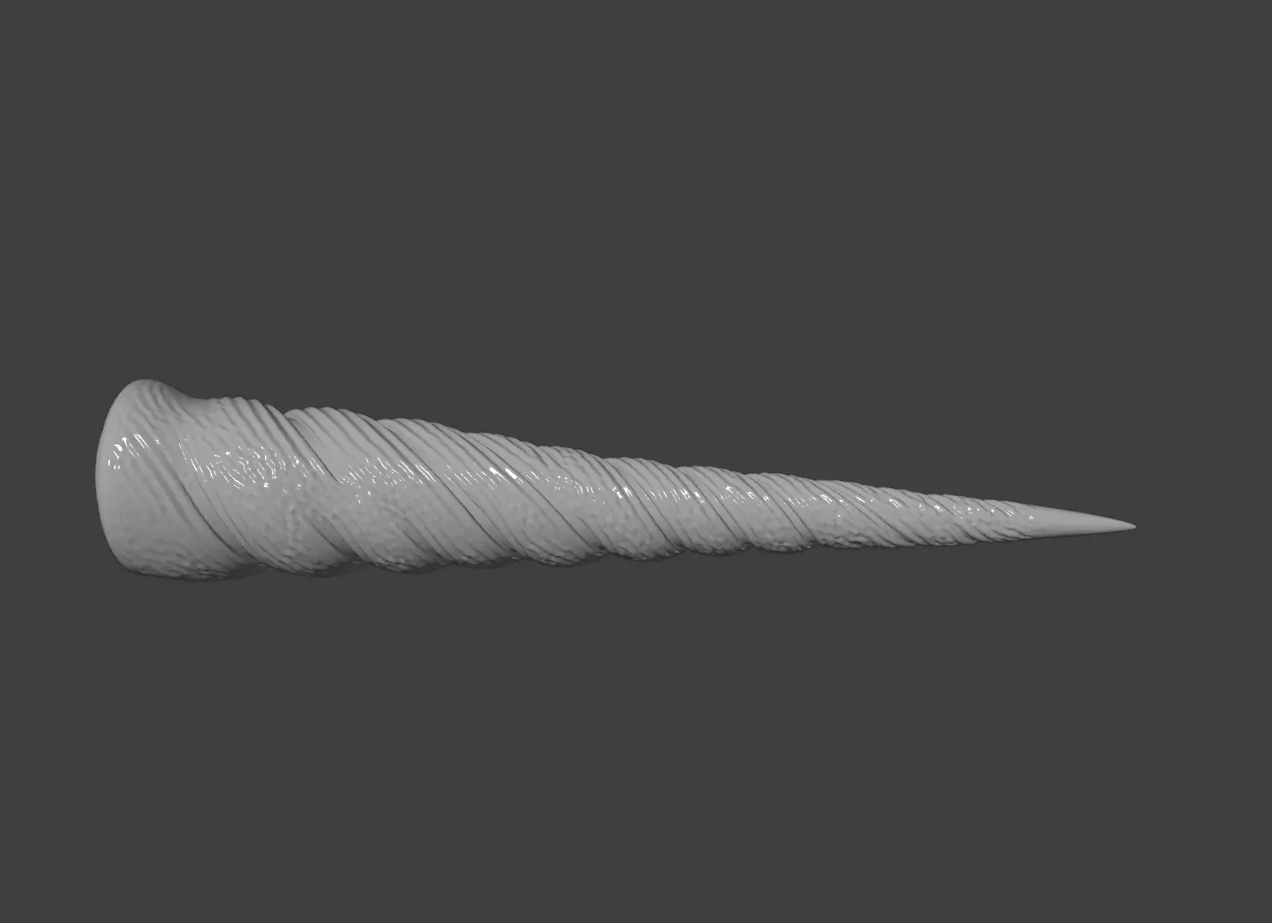 UNICORN HORN 3D print model_2