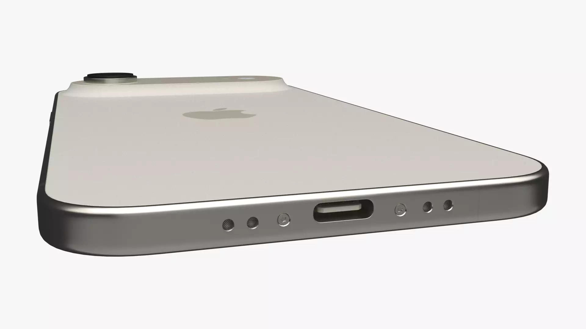 Apple iPhone Air Light Gold 3D model_7