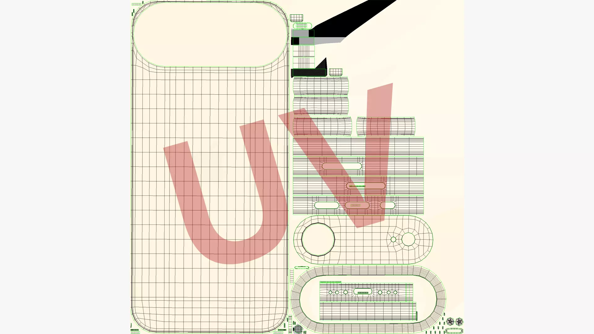 Apple iPhone Air Light Gold 3D model_19