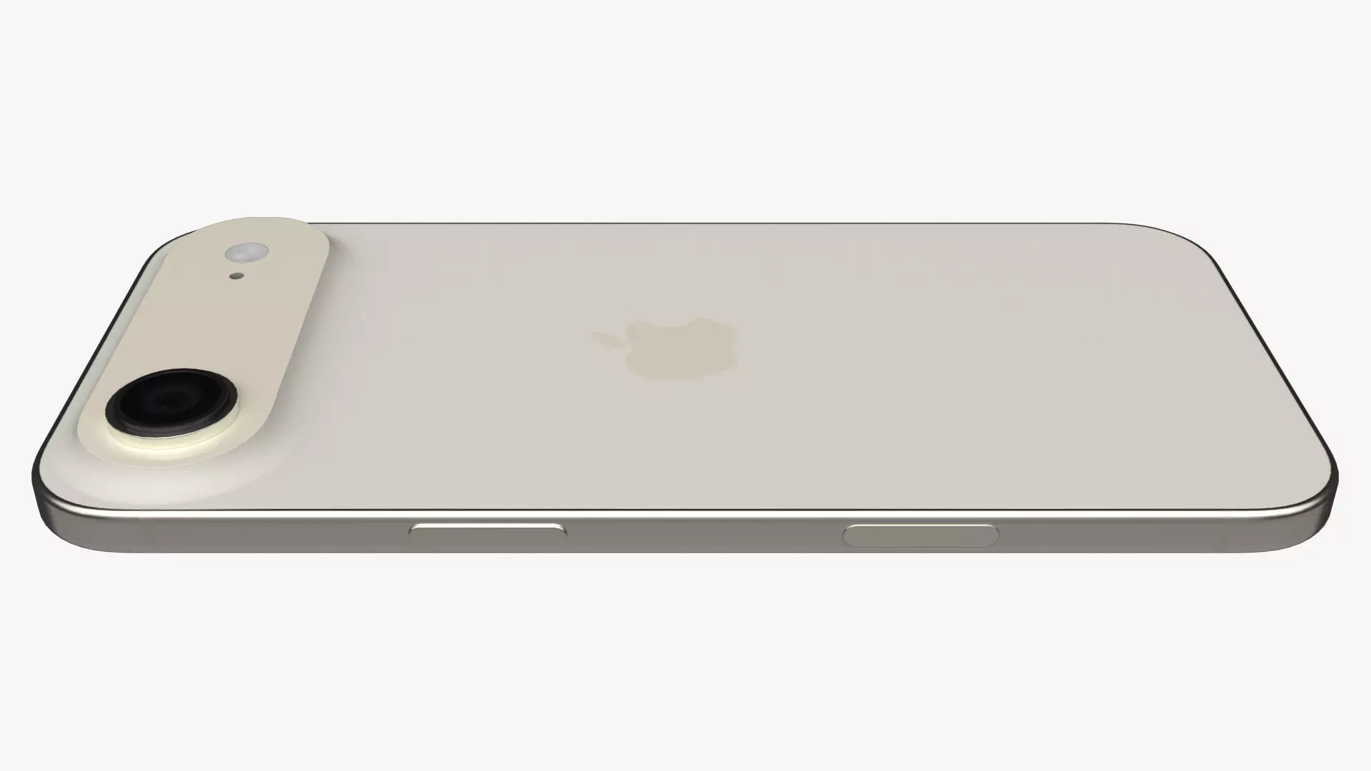 Apple iPhone Air Light Gold 3D model_5