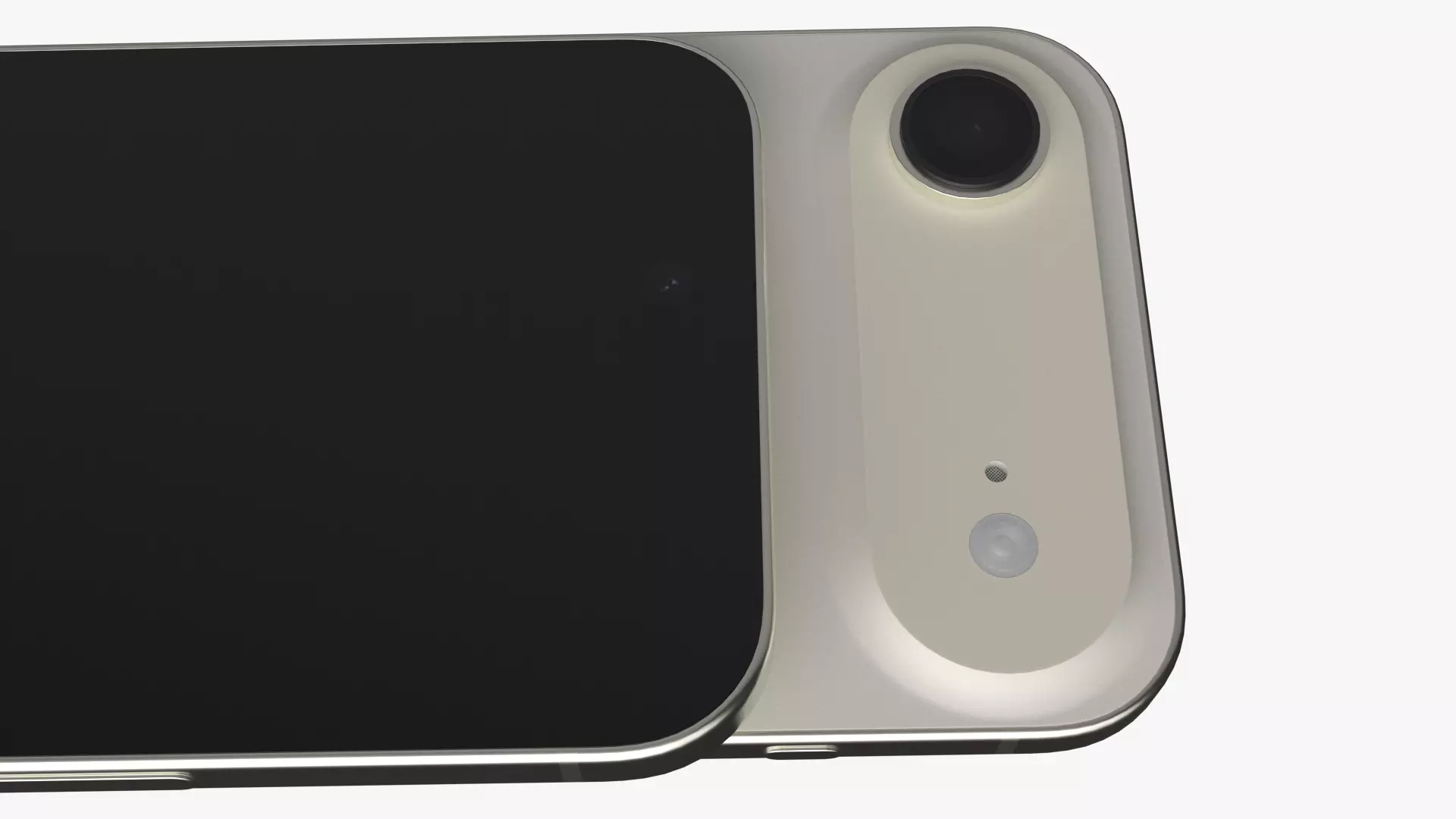 Apple iPhone Air Light Gold 3D model_9