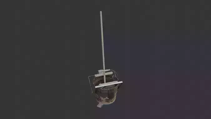 Desert Mop Bucket with Long Handle