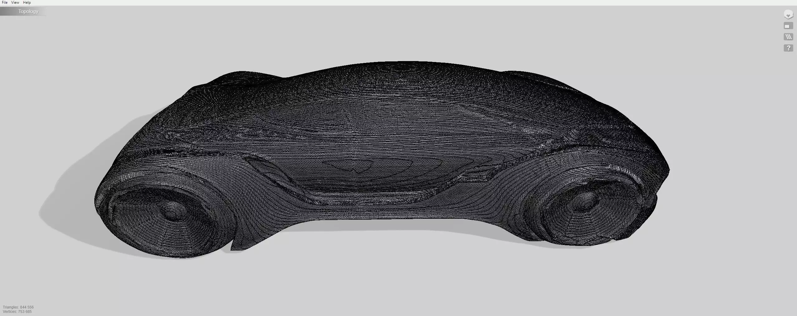 Futuristic car  3D model_13