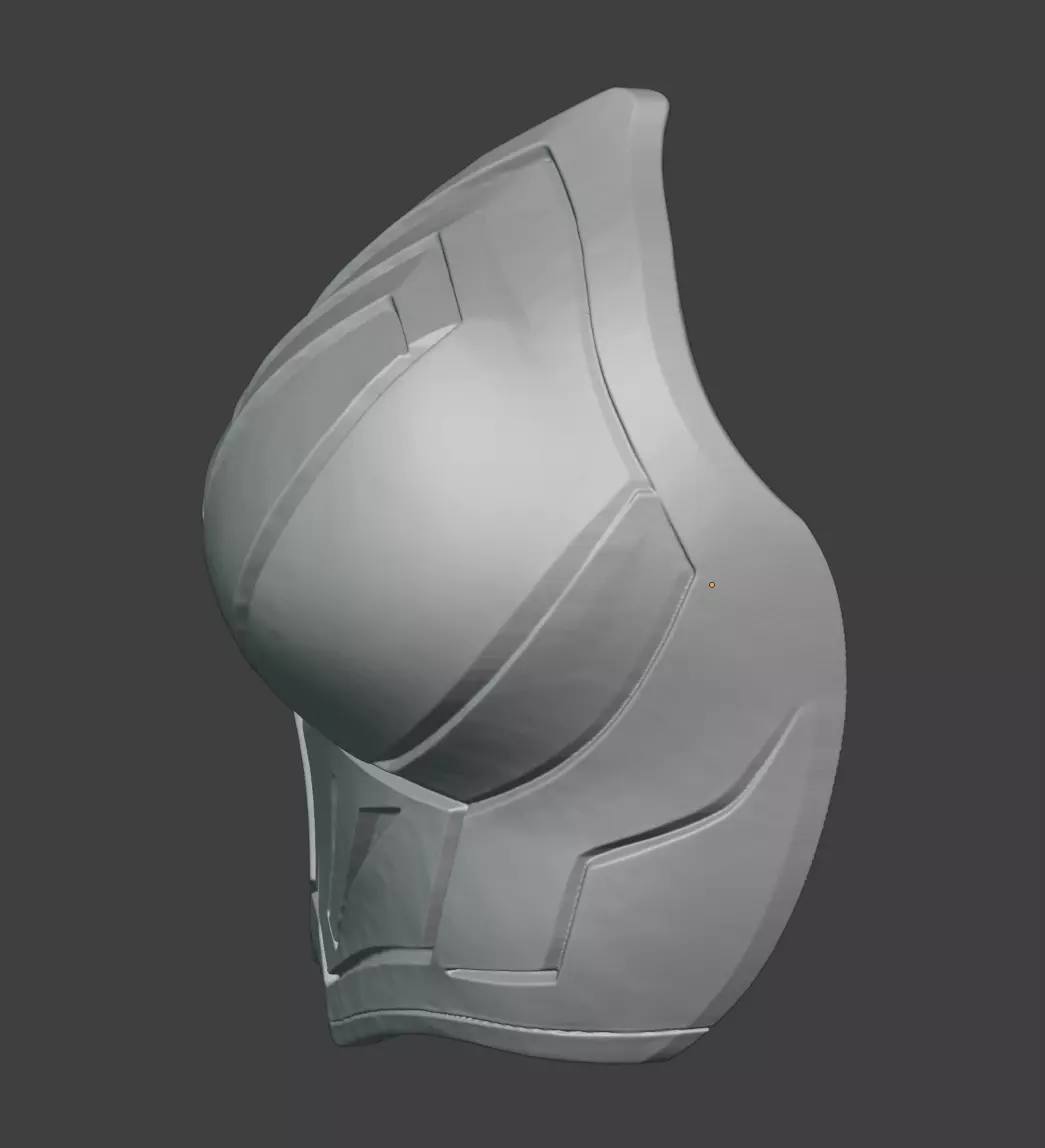 SLEEK SCI-FI BREASTPLATE 3D print model_5