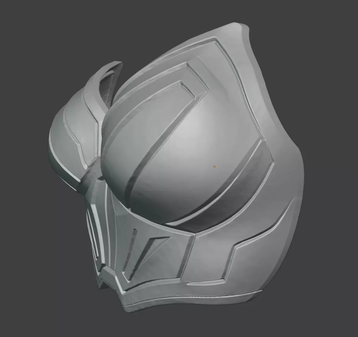 SLEEK SCI-FI BREASTPLATE 3D print model_4