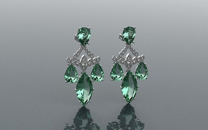 Earring Flowers - Jewelry 3D - BR-29 3D print model