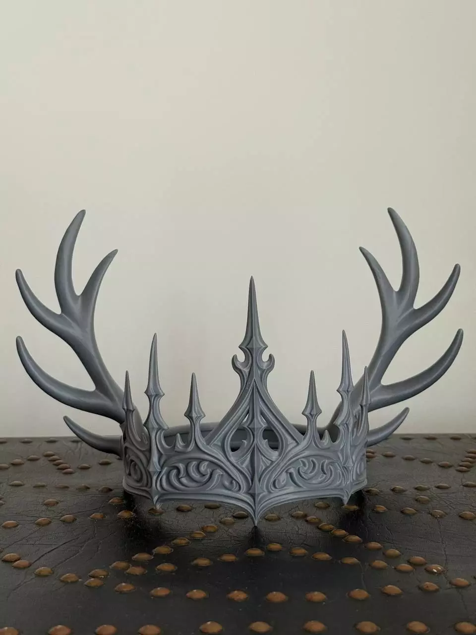 GOTHIC ANTLERS CROWN 3D print model_1
