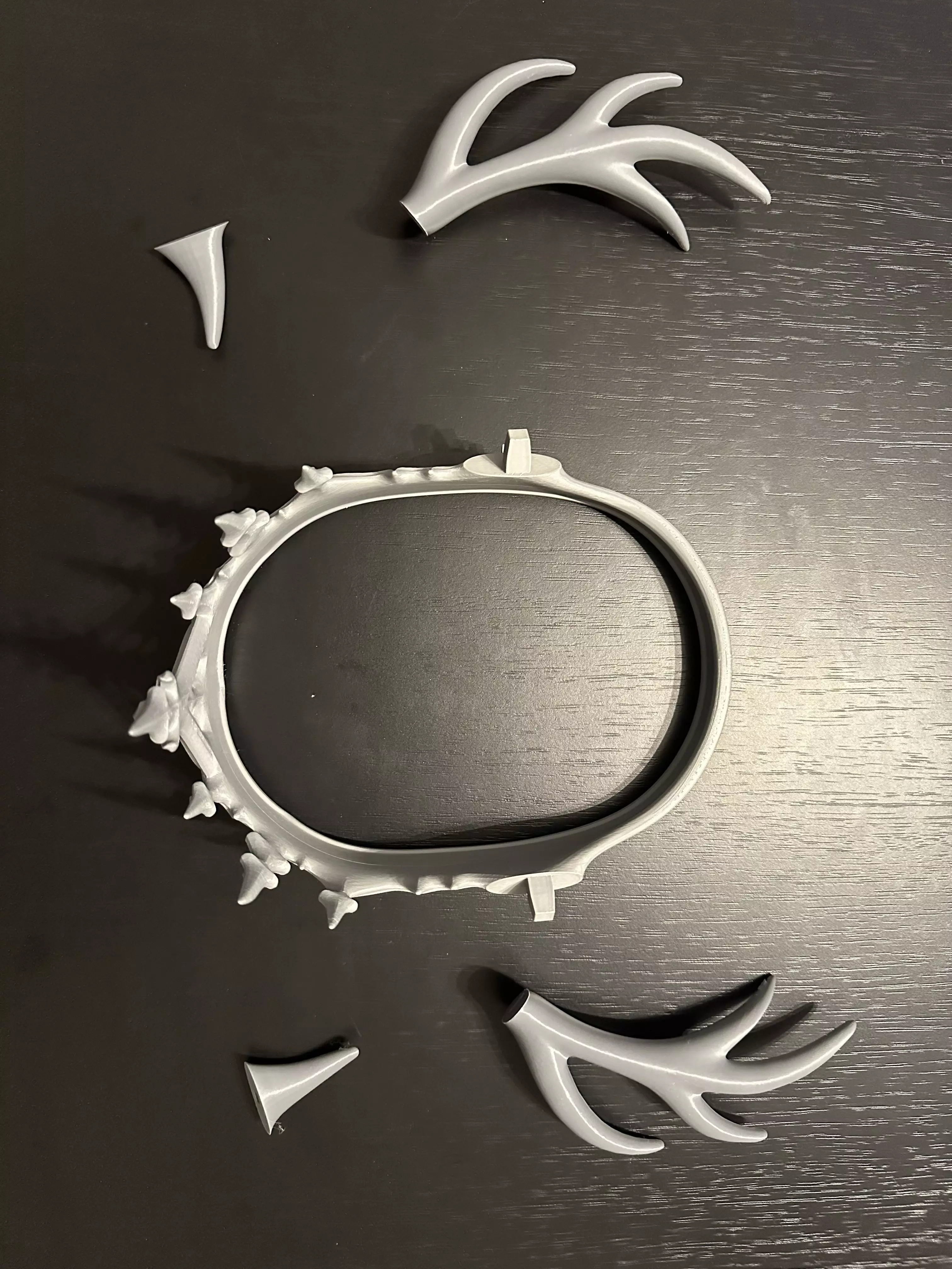 GOTHIC ANTLERS CROWN 3D print model_15