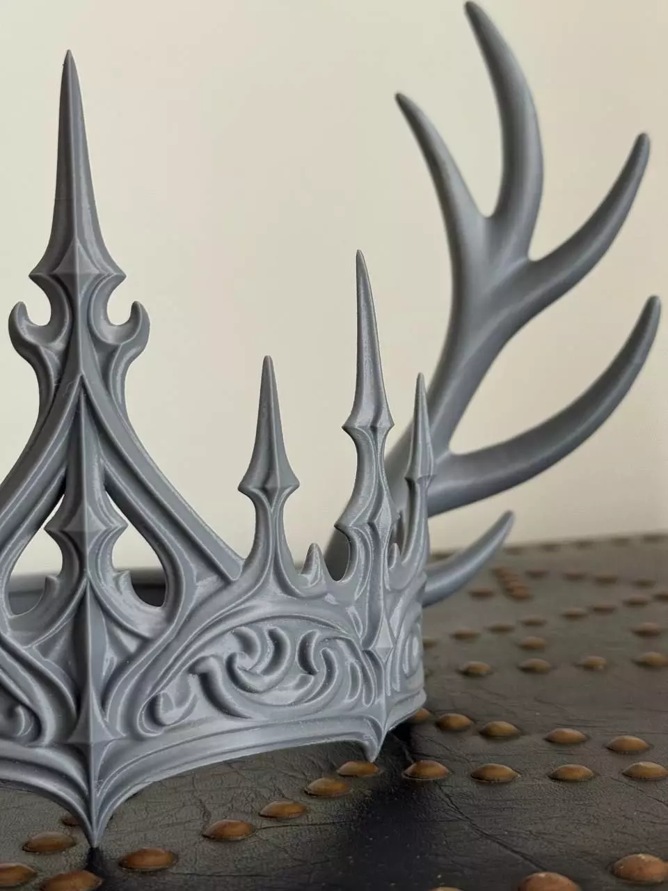GOTHIC ANTLERS CROWN 3D print model_18
