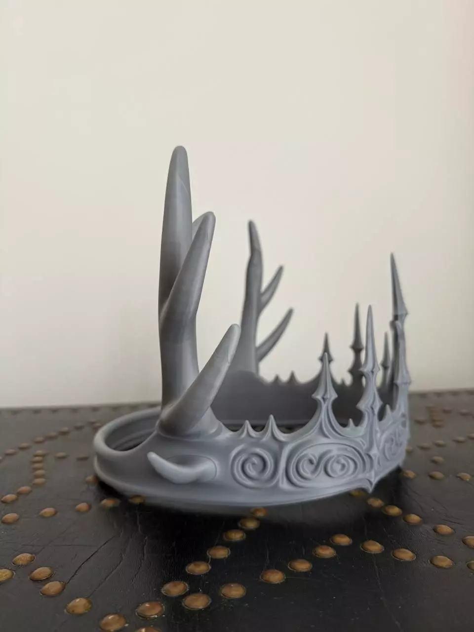 GOTHIC ANTLERS CROWN 3D print model_17