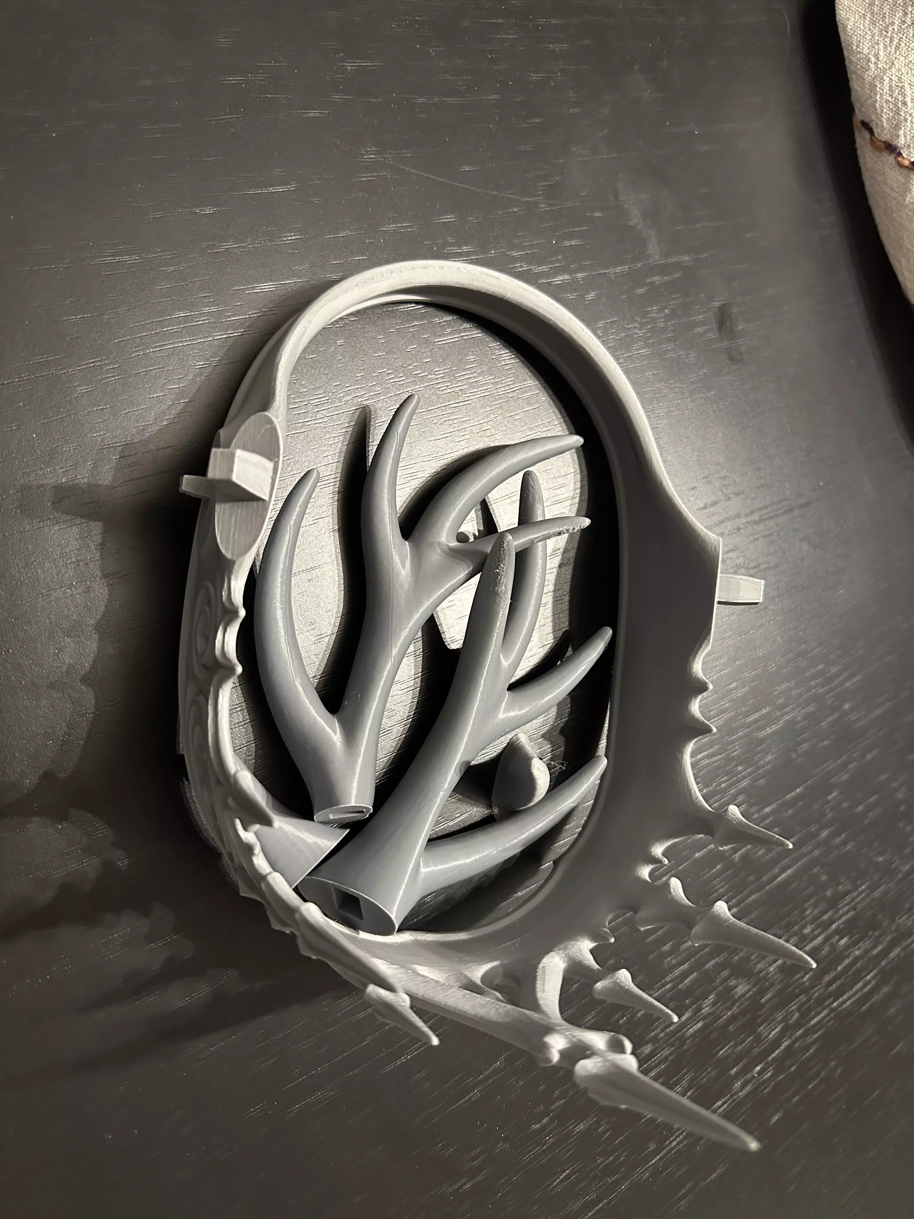 GOTHIC ANTLERS CROWN 3D print model_14