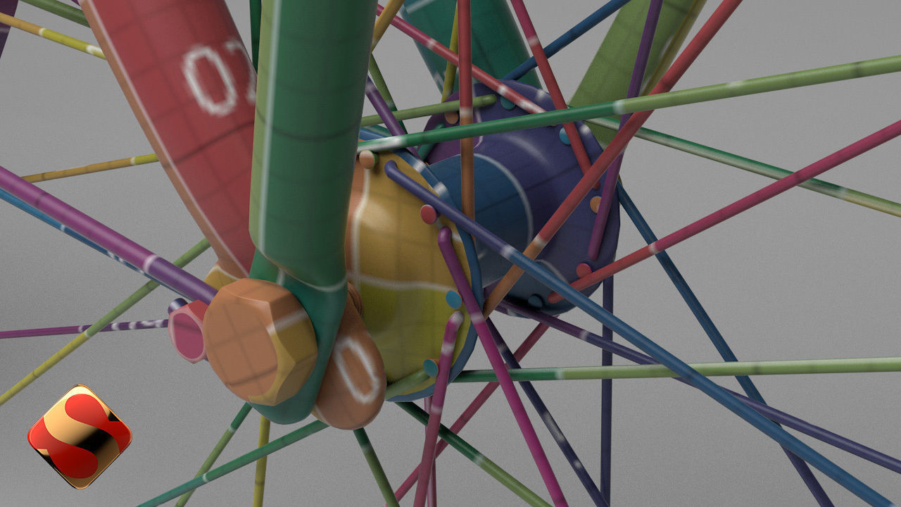 Beach Cruiser Bicycle 3D model_8