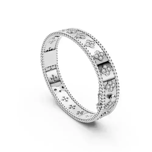 Van Cleef Perlee clovers bracelet 175mm 