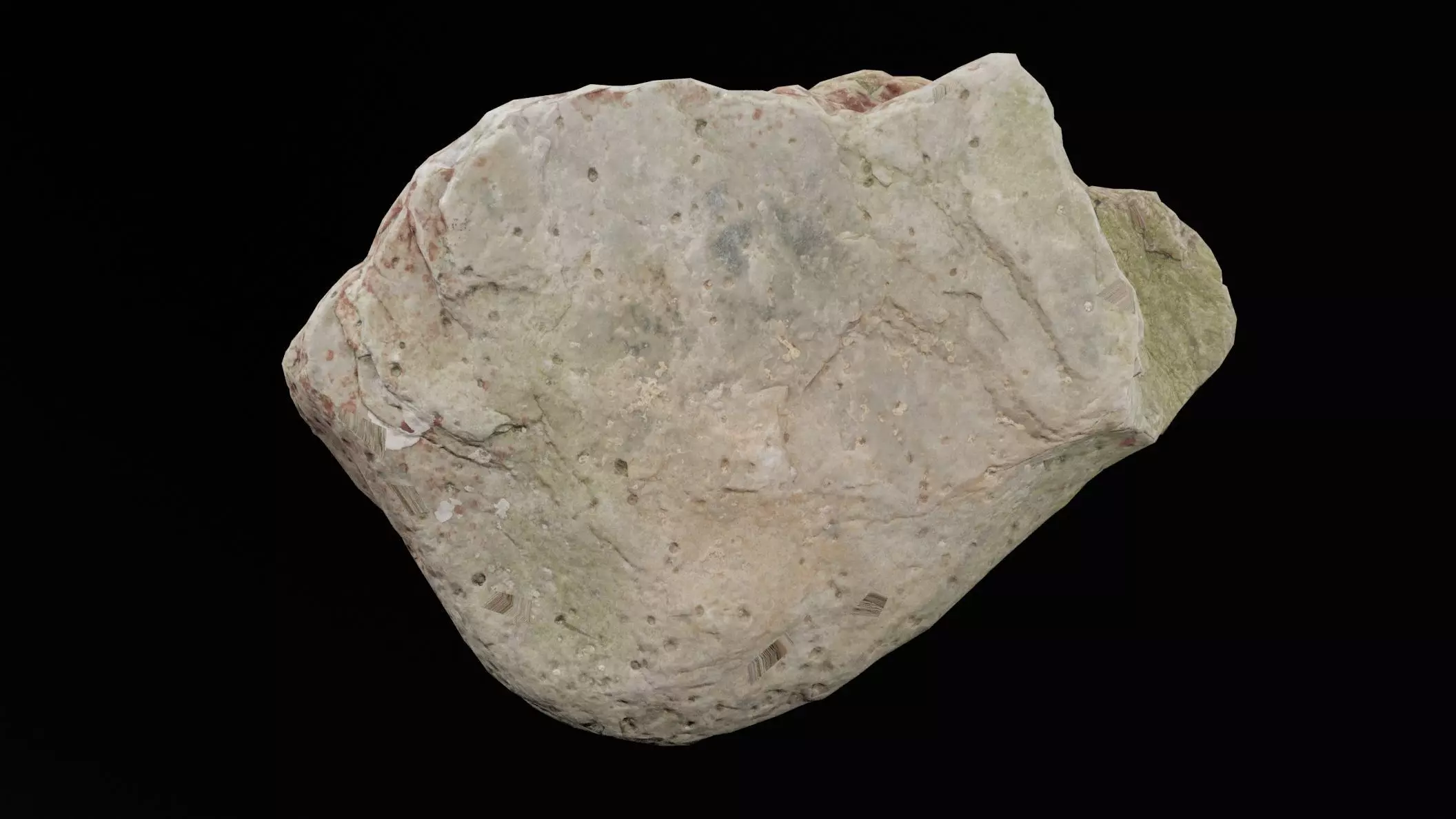 Realistic Rock Low-poly 3D model_4