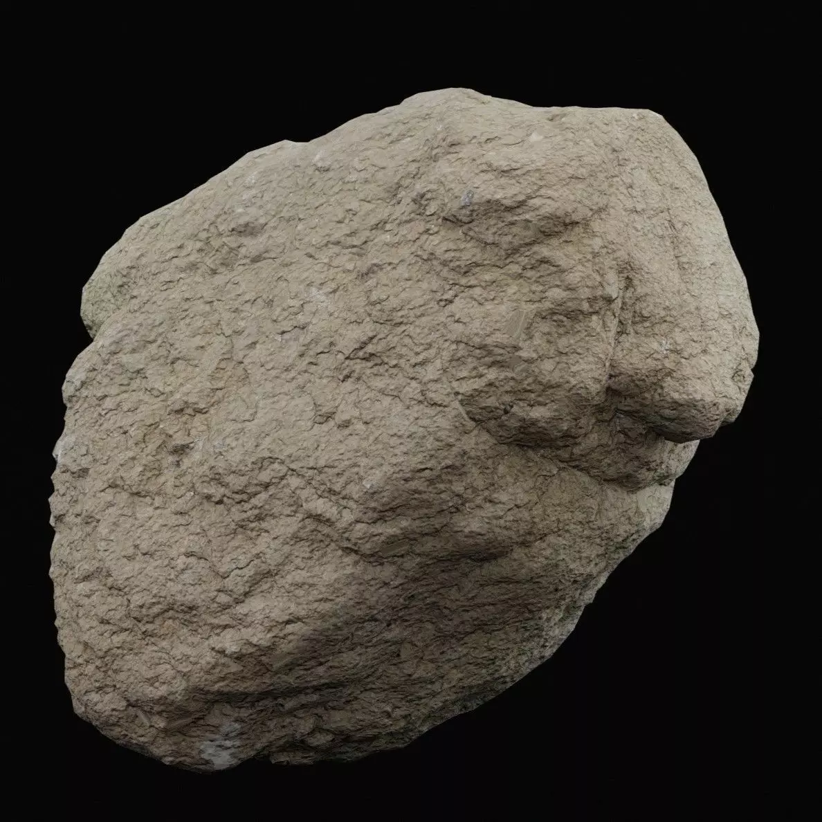 Realistic Rock Low-poly 3D model_5
