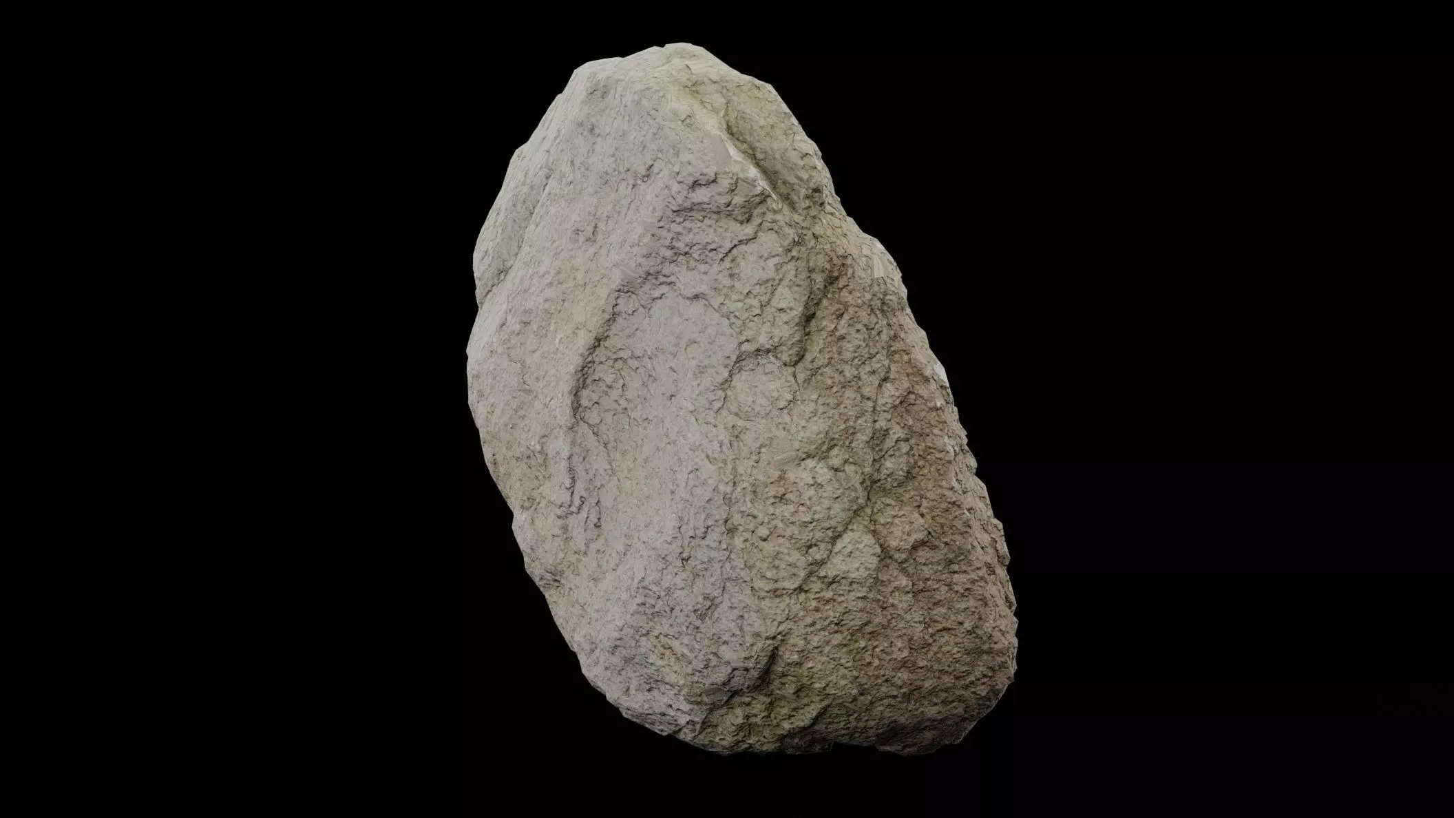 Realistic Rock Low-poly 3D model_2