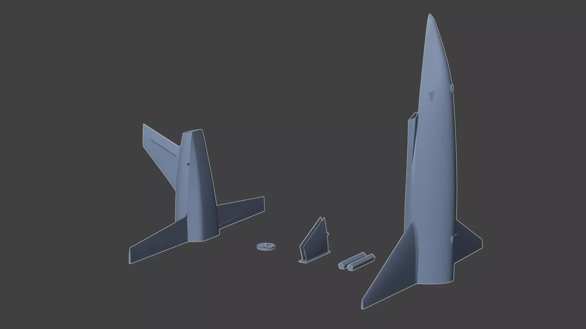 Anduril YFQ-44 3D print model_4